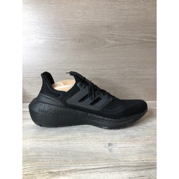 Adidas Ultraboost Light Mens Shoes Sz 9.5 Running Athletic Black Lace-Up Sneaker